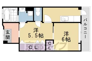 七条ハイツ【102号室】の間取り