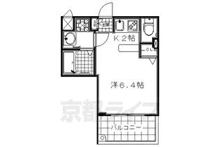 エステムプラザ京都烏丸五条【207号室】の間取り