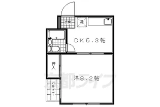 第2ヌヴェールハイツ【305号室】の間取り