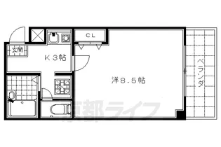 グランシャリオ・オオヤブ【103号室】の間取り