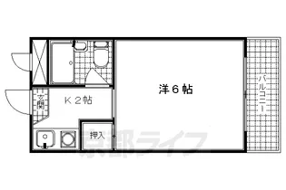 セブンハイツ【403号室】の間取り