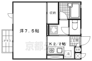 ドゥ・ライフ壬生川【2階】の間取り