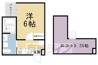 WEST9 Mirror【2階】の間取り