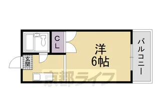 ハイツ東【107号室】の間取り