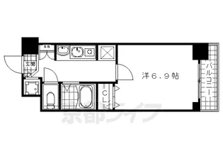 スワンズ京都油小路【5階】の間取り
