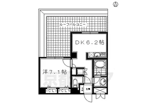 casa+α烏丸【3階】の間取り