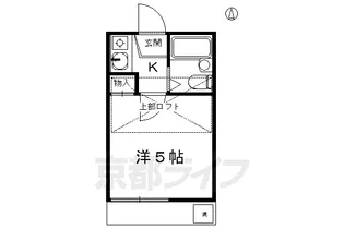 モナ十条【112号室】の間取り