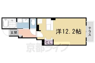 アニメイト ゆう【101号室】の間取り