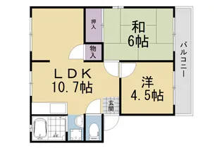 コーポセラヴィ B棟【101号室】の間取り