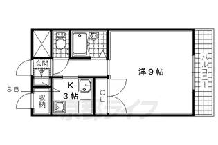 京都府宇治市小倉町【アパート】の間取り