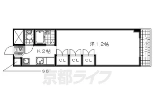 京都府宇治市小倉町【アパート】の間取り