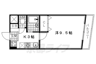京都府宇治市小倉町【マンション】の間取り