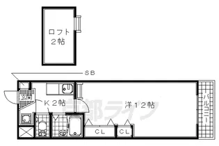 京都府宇治市小倉町【マンション】の間取り