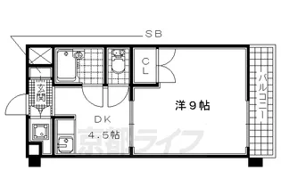 京都府宇治市大久保町【マンション】の間取り