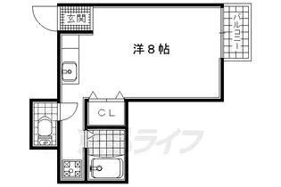 ニューヒラキ【2-C号室】の間取り
