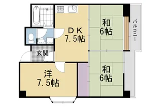 コンフォート北澤【111号室】の間取り