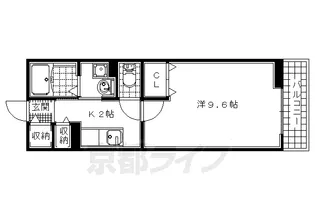 カーサ デル ソル【1階】の間取り