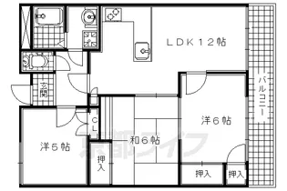 アーチスト島田【316号室】の間取り