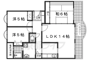 レジデンス向島【2階】の間取り