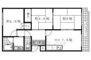 UAQUELLE【2C号室】の間取り