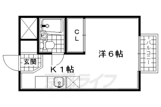 セリバテール若宮【101号室】の間取り