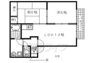 アイリス正道【C201号室】の間取り