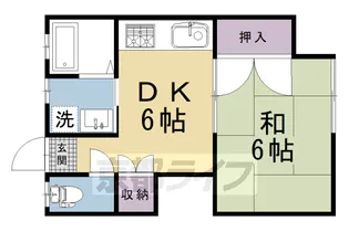 京都府宇治市大久保町【アパート】の間取り