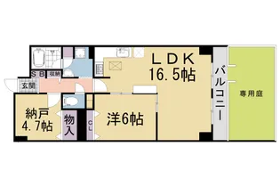 グリーンピア宇治【101号室】の間取り