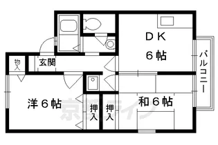 ロンゲビーテ【201号室】の間取り