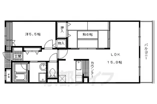 エスポワール【202号室】の間取り