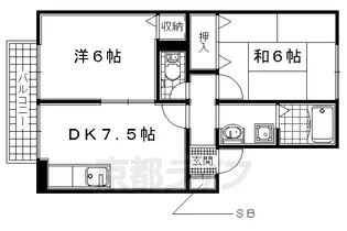 ヴァンヴェール【2階】の間取り