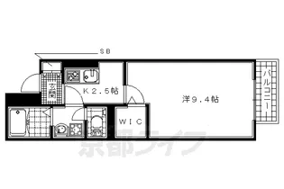 京都府城陽市寺田【アパート】の間取り