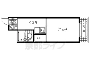 京都府宇治市小倉町【アパート】の間取り