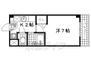 ホワイトレジデンス(セパレート)【303号室】の間取り