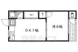高木ハイツ【108号室】の間取り