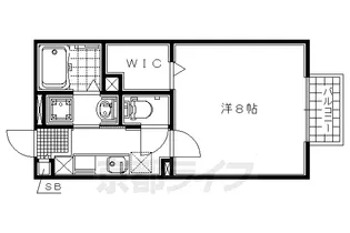 京都府宇治市伊勢田町【アパート】の間取り