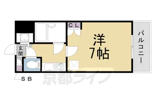 パル大久保【408号室】の間取り