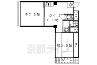 京都府城陽市富野【マンション】の間取り