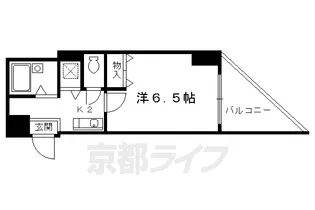 珠光ビル北山【405号室】の間取り