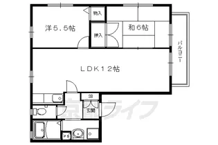 桜ハイツ【203号室】の間取り