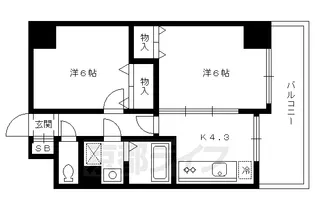 プリムローズ・アネックス【509号室】の間取り