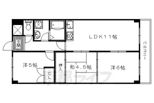 ノースウェーブ北山【2階】の間取り