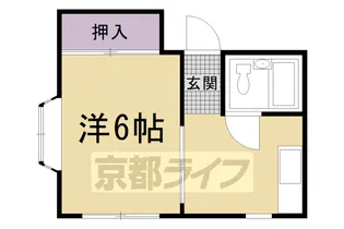 グランディール朱雀【302号室】の間取り