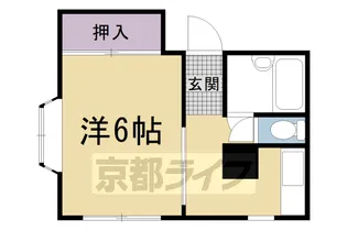 グランディール朱雀【402号室】の間取り