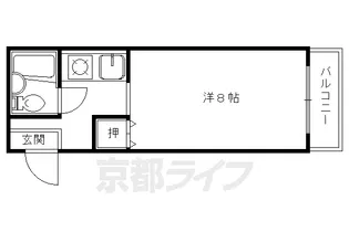 ジュネスⅠ【305号室】の間取り