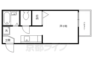 北山グランブルーハイツ【102号室】の間取り