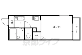 錦林ハウス【106号室】の間取り