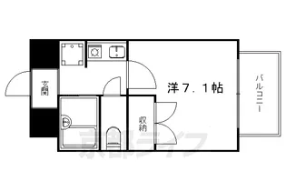ソレイユ【501号室】の間取り