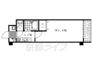 パインパレス黒門【2階】の間取り