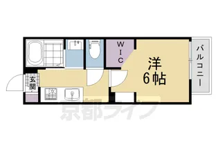 グランシード北大路【208号室】の間取り